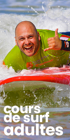 cours de surf adultes